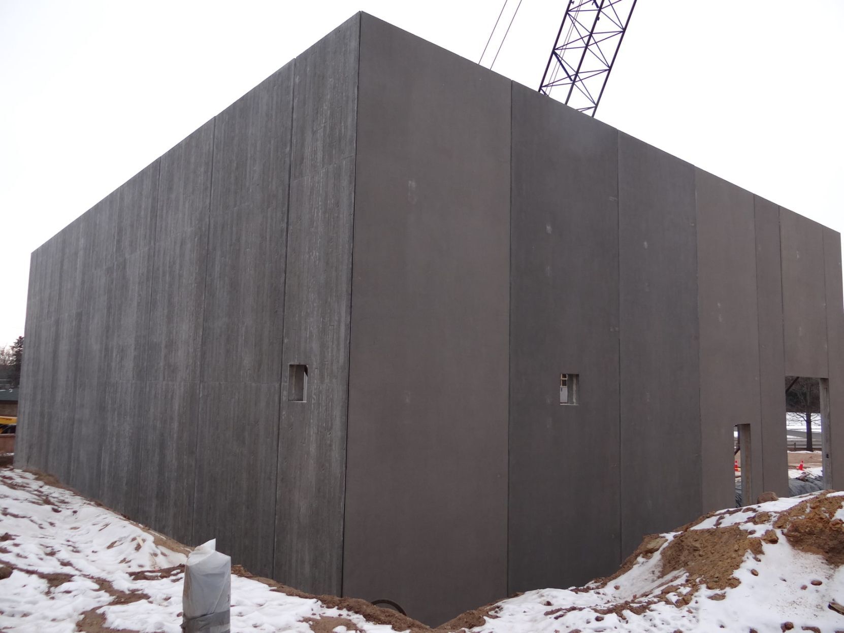 Chippewa Area History Center construction